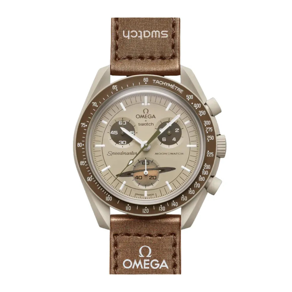 Omega x Swatch Speedmaster MoonSwatch „Mission to Saturn“