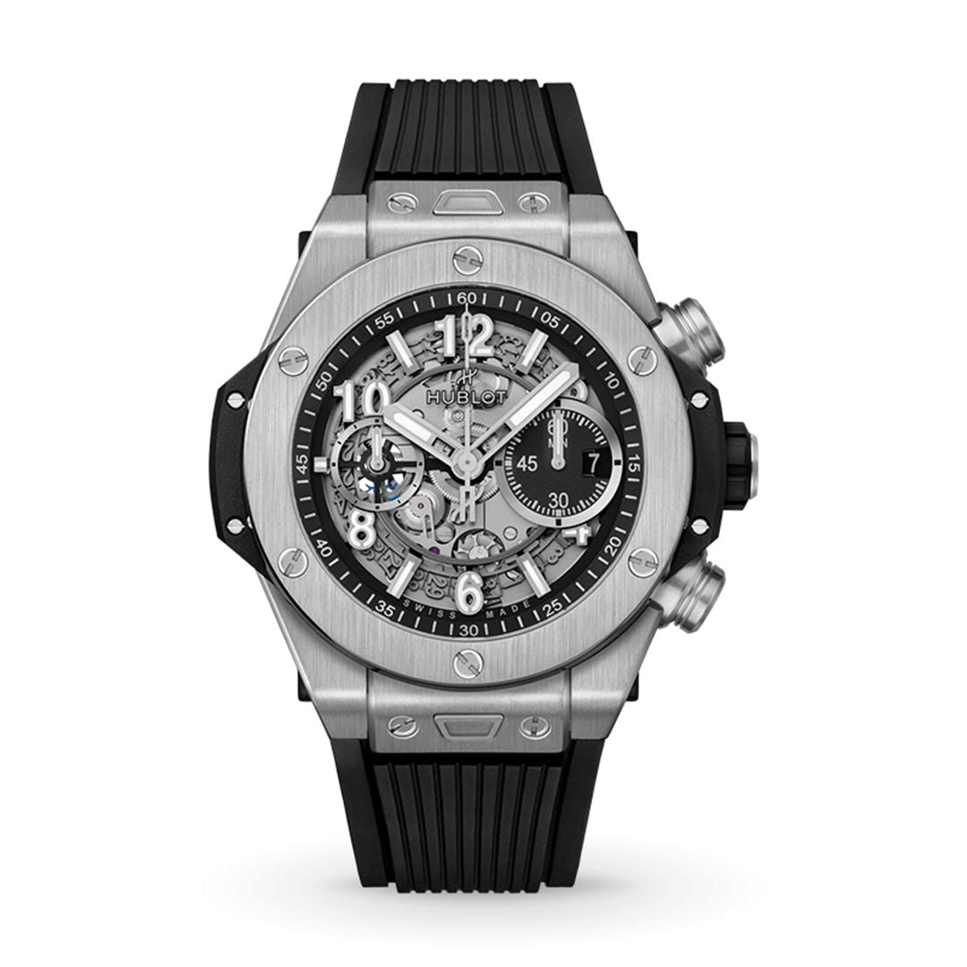 Hublot Big Bang Unico Silber Schwarz 44mm