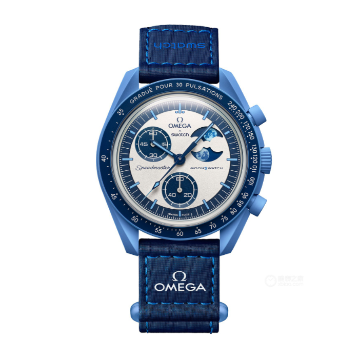 Omega x Swatch Speedmaster MoonSwatch „Mission to the Blue Moonphase“
