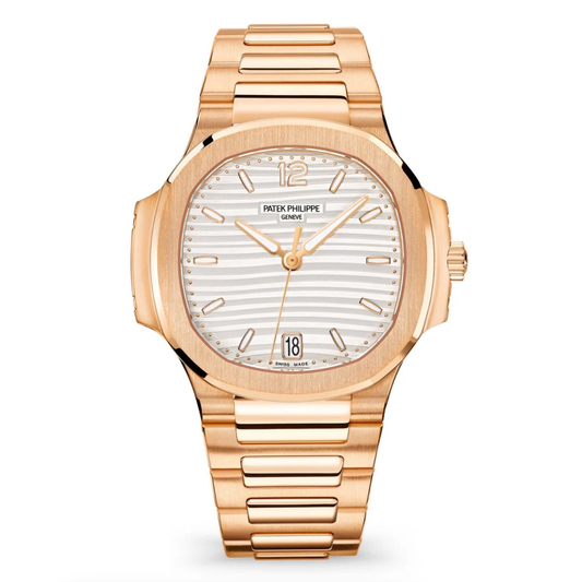 Patek Philippe Jahreskalender Mondphase 5396R-011 „Roségold Weißes Zifferblatt“