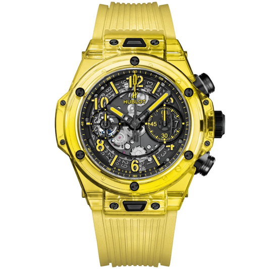 Hublot Big Bang Unico Schwarz Gelber Saphir 42mm